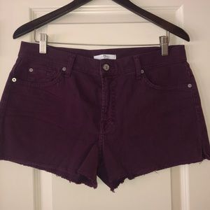 Seven7 Women's Plum Jean Shorts